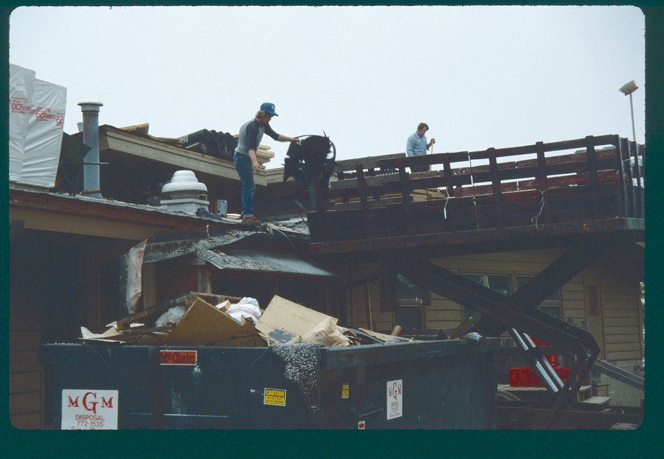 Dining hall 1986 - new Roof